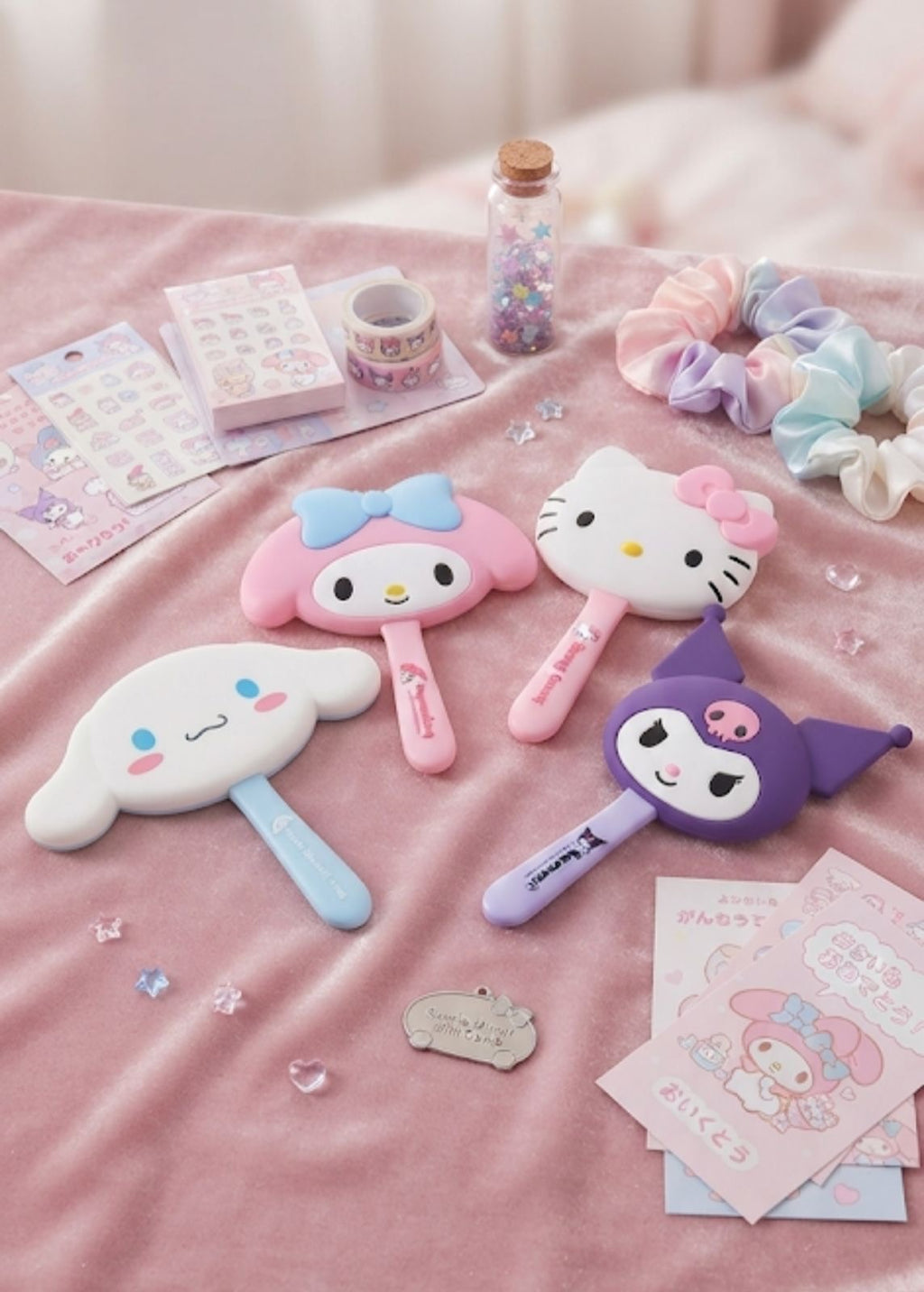 Adorable Sanrio Character Hand Mirrors