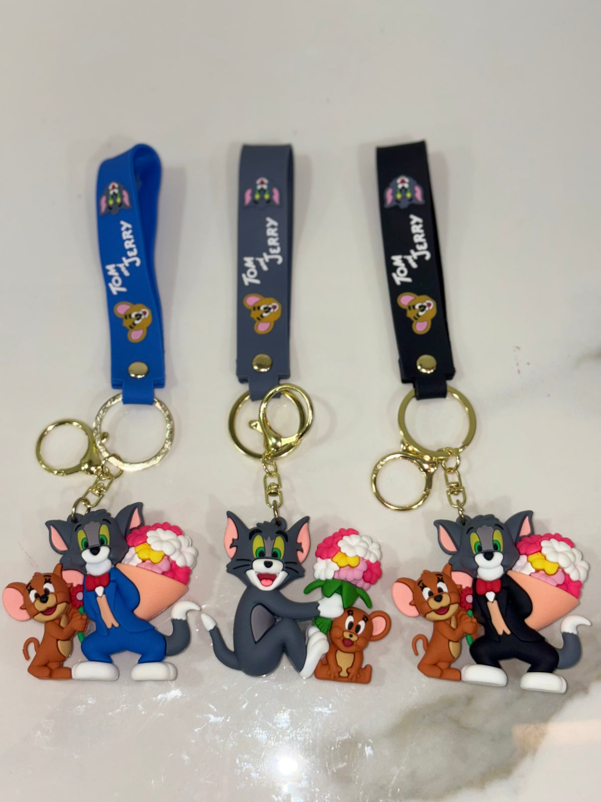 Jumbo rubber keychain