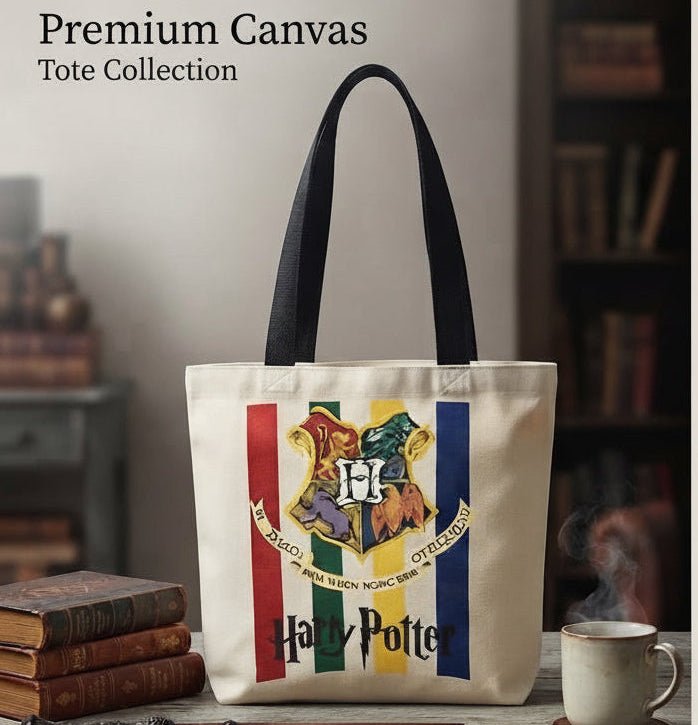 HP Premium Canvas Tote Collection – Spacious, Durable & Magically Stylish