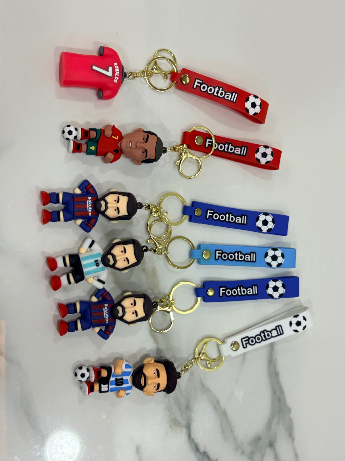 Jumbo rubber keychain