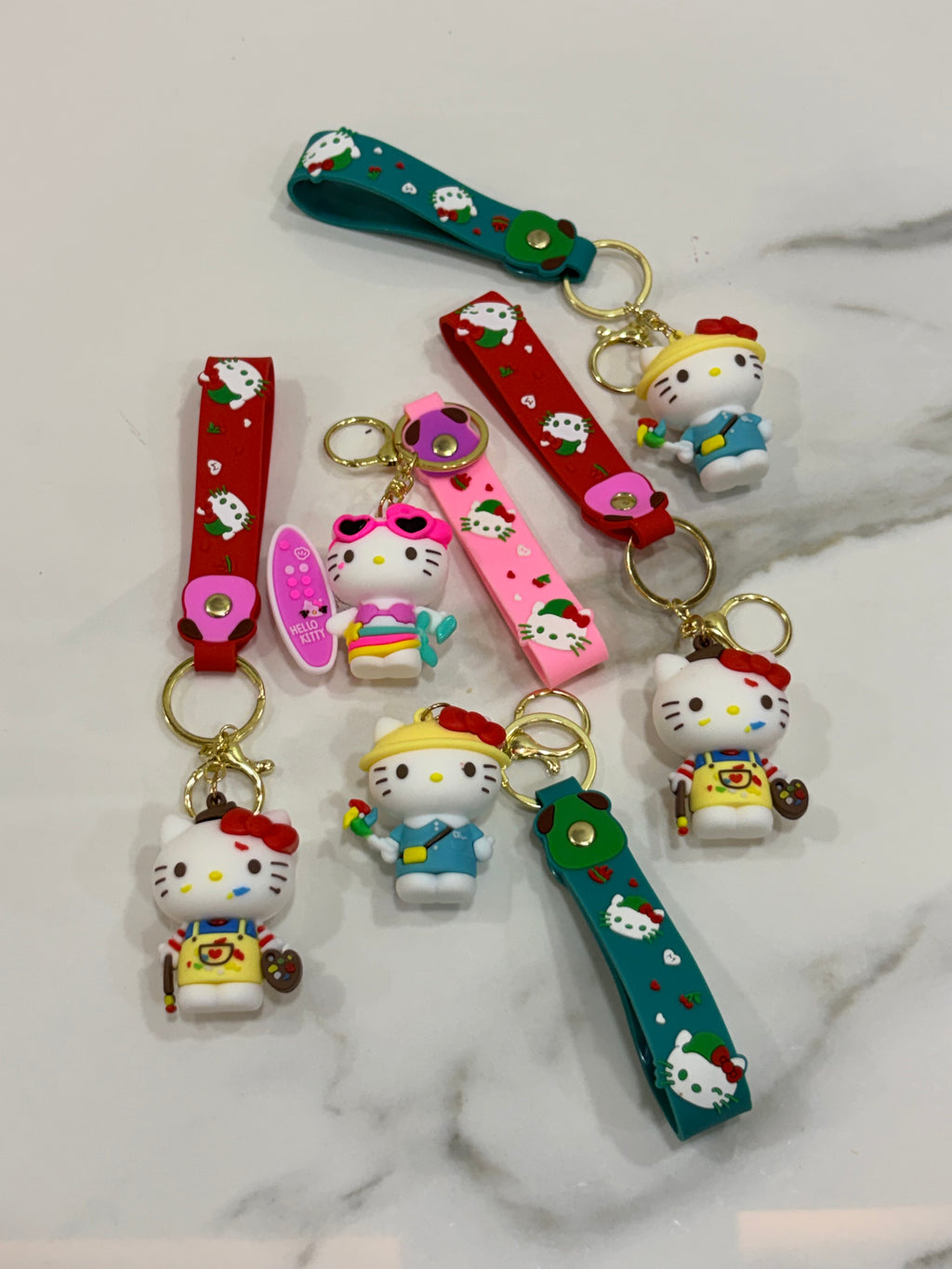 Jumbo rubber keychain