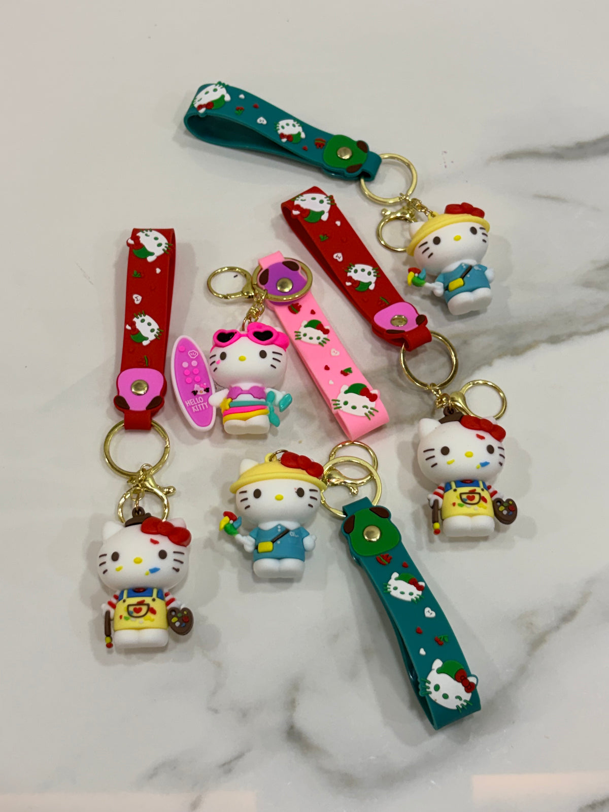 Jumbo rubber keychain