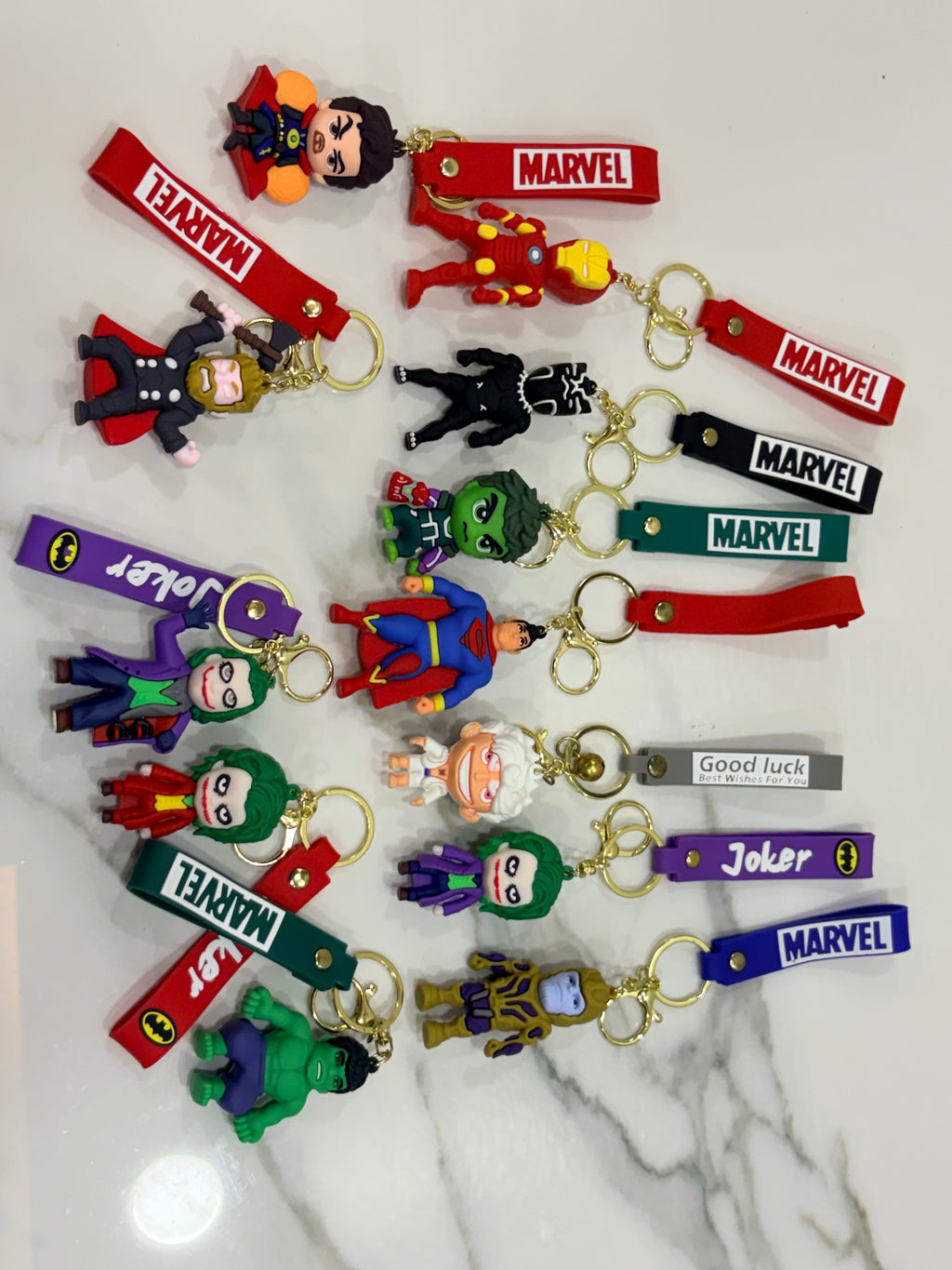 Jumbo rubber keychain