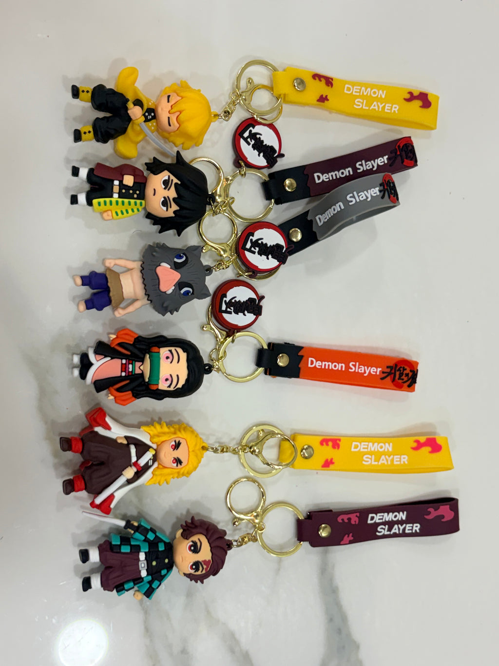 Jumbo rubber keychain