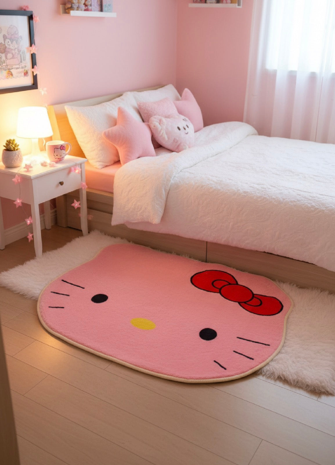 Adorable Pink Floor Mat