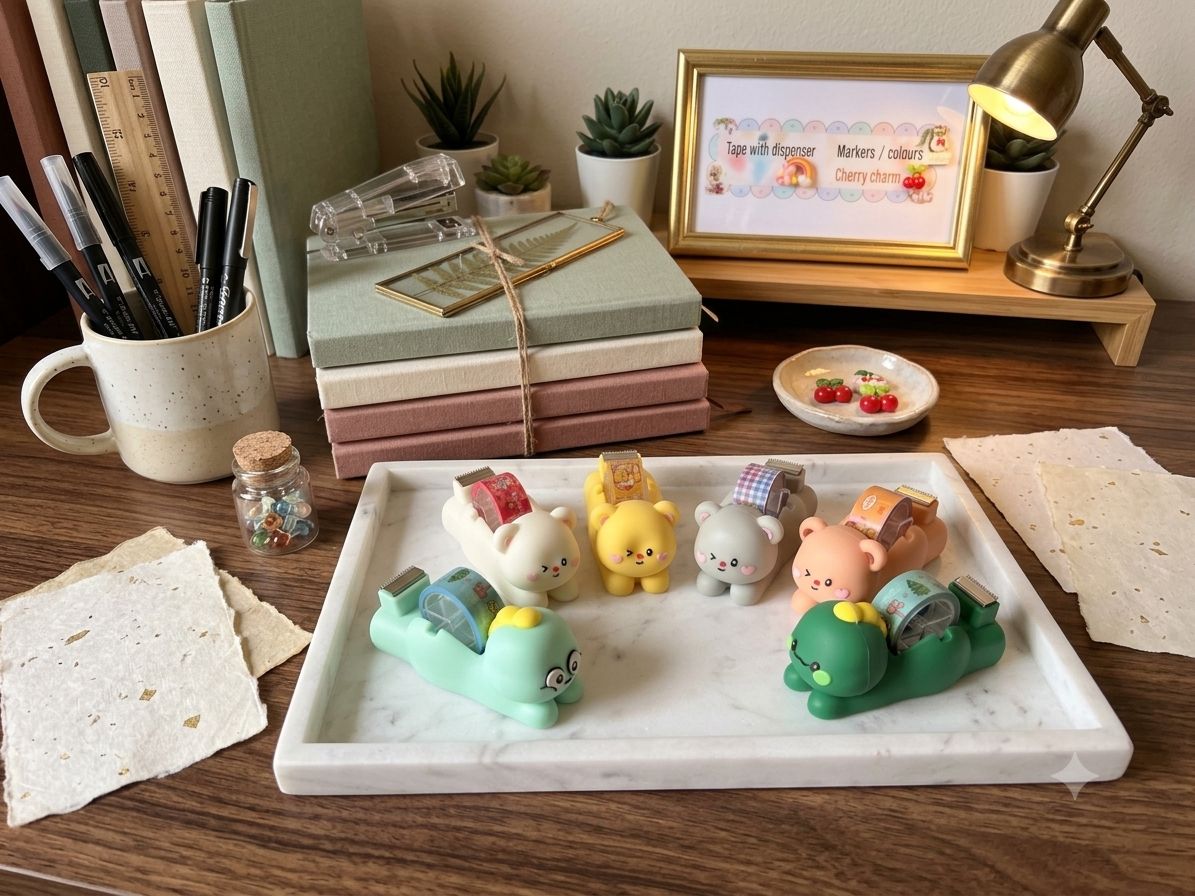 Premium Kawaii Animal Tape Dispensers