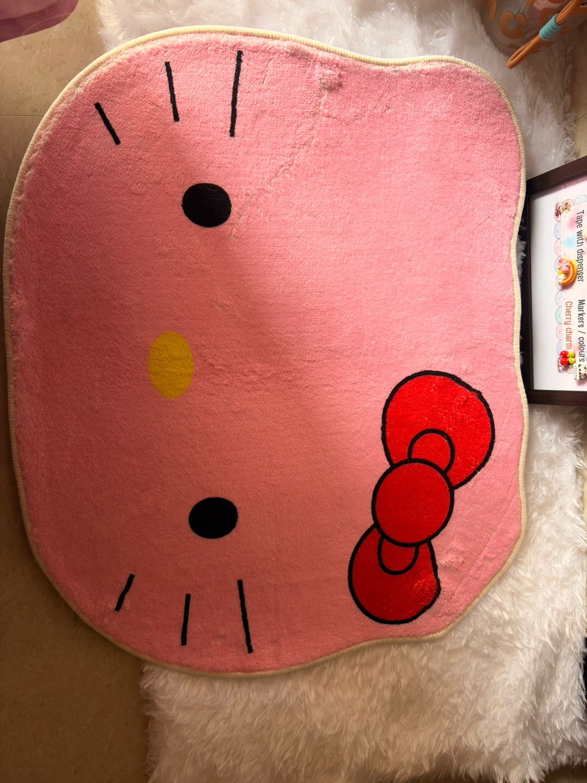 Adorable Pink Floor Mat