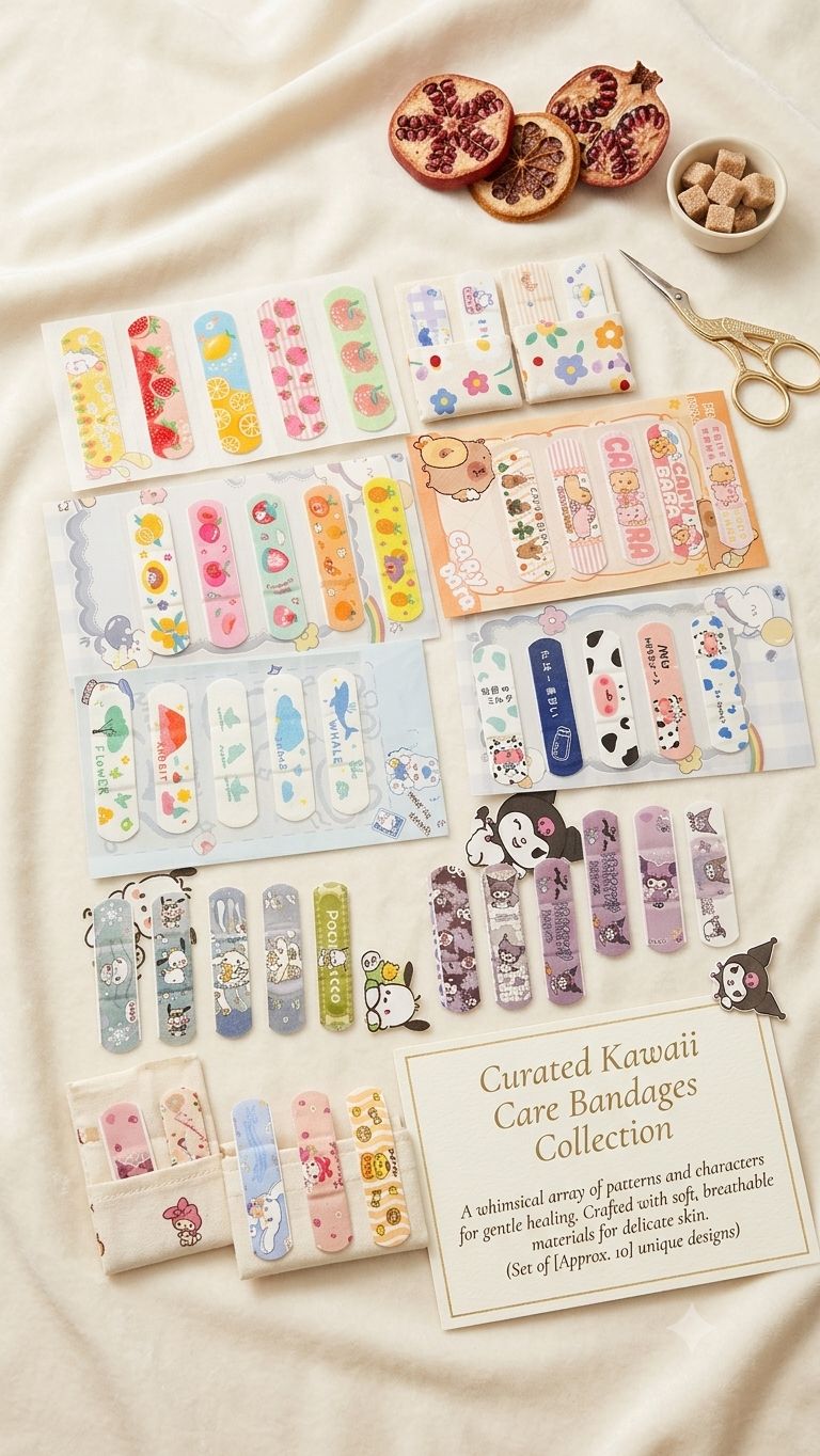 Curated Kawaii Care Bandage Collection