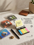 Football Memo Pad With Sticky Notes