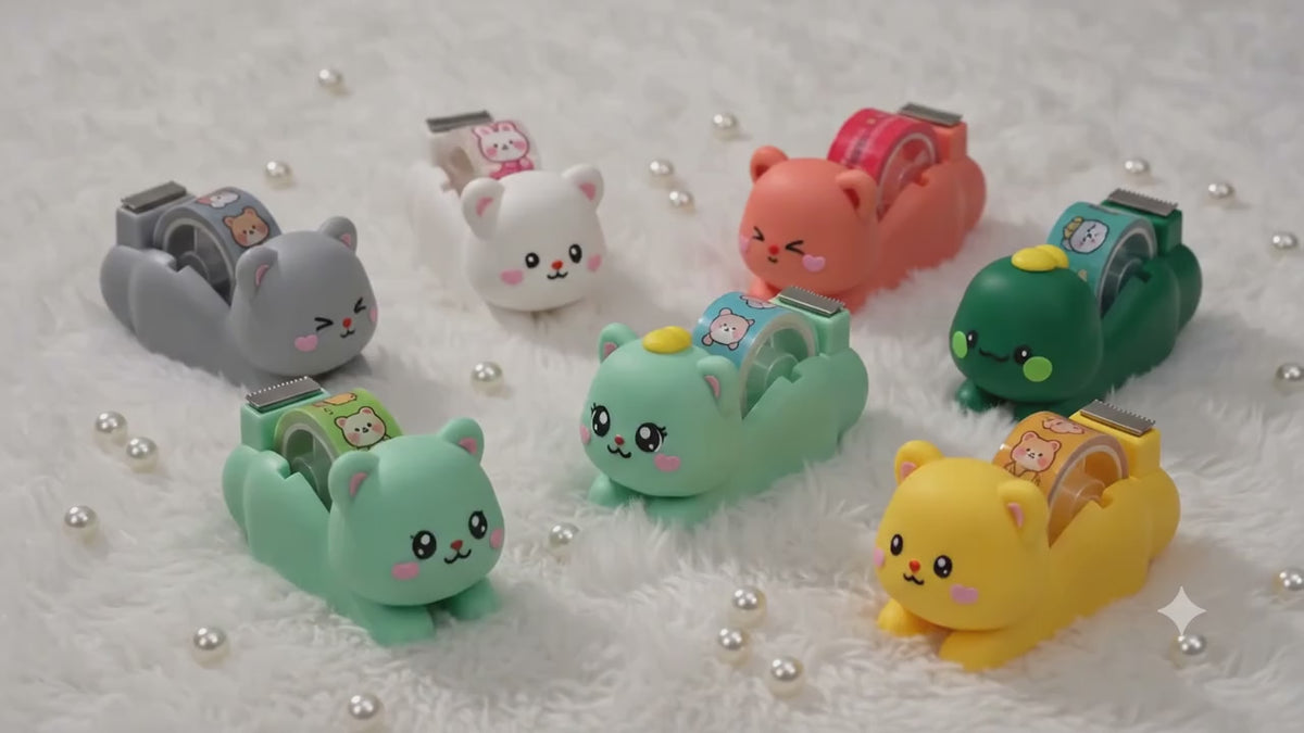Premium Kawaii Animal Tape Dispensers